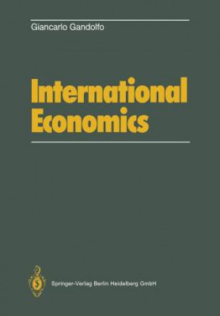 Book International Economics Martino Gandolfo