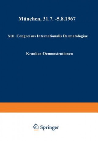 Könyv XIII. Congressus Internationalis Dermatologiae Werner Jadassohn