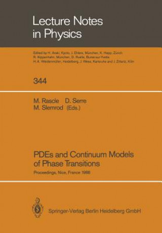 Książka PDEs and Continuum Models of Phase Transitions Michel Rascle