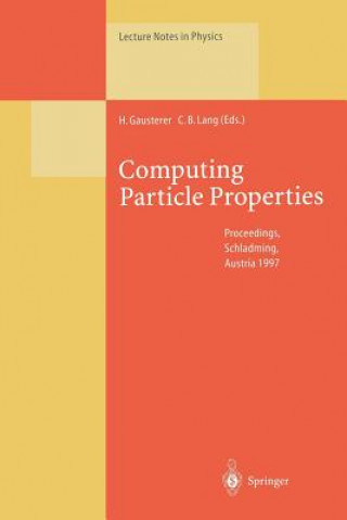 Carte Computing Particle Properties Helmut Gausterer