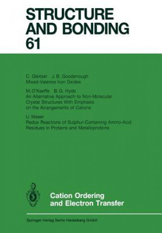 Knjiga Cation Ordering and Electron Transfer C. Gleitzer