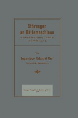 Kniha St rungen an K ltemaschinen Eduard Reif