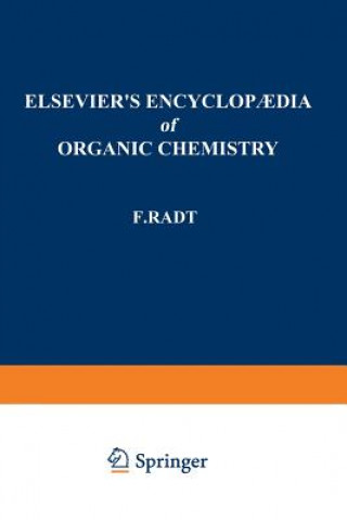 Carte Elsevier's Encyclopaedia of Organic Chemistry Edith Josephy
