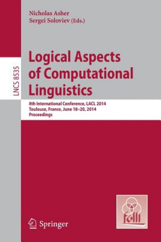 Kniha Logical Aspects of Computational Linguistics Nicholas Asher