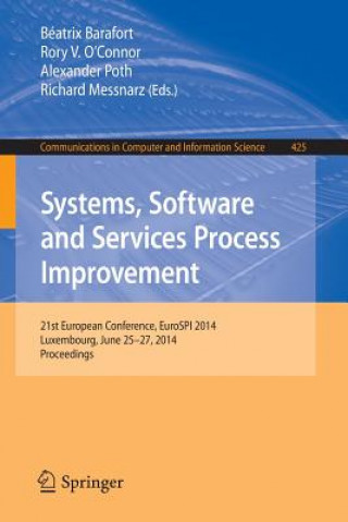 Könyv Systems, Software and Services Process Improvement Béatrix Barafort