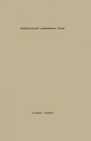 Книга Dielektrizitatszahl Polykristalliner Ferrite Florian Haberey