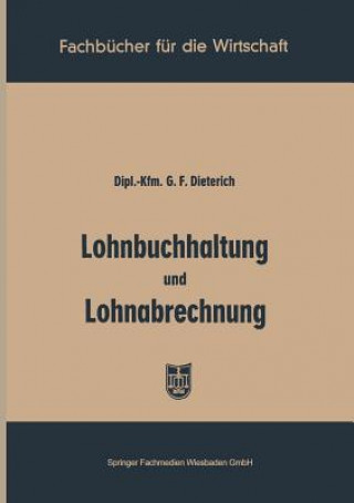 Kniha Lohnbuchhaltung Und Lohnabrechnung Georg Friedrich Dieterich