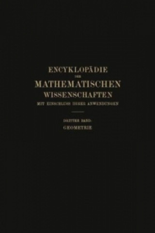 Carte Encyklopadie der Mathematischen Wissenschaften mit Einschluss ihrer Anwendungen W. Fr. Meyer