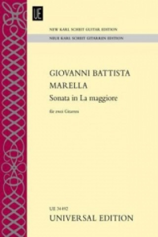Tiskovina Sonata, für 2 Gitarren Giovanni Battista Marella
