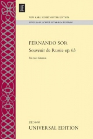 Tiskanica Souvenir de Russie op. 63 für 2 Gitarren Fernando Sor