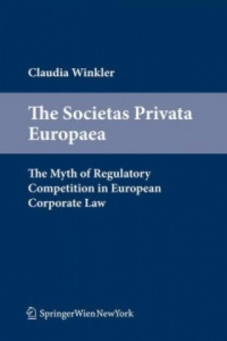 Libro The Societas Privata Europaea Claudia Winkler