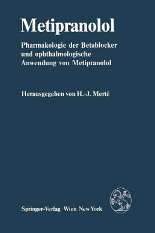 Kniha Metipranolol H. -J. Merte