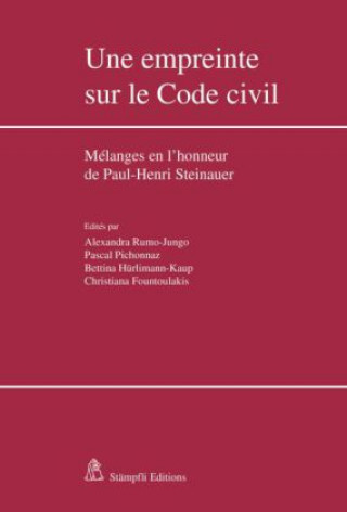 Kniha Une empreinte sur le Code civil Alexandra Rumo-Jungo
