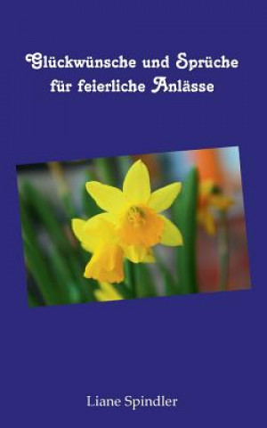 Kniha Gluckwunsche und Spruche fur feierliche Anlasse Liane Spindler