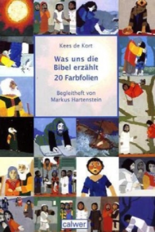 Gioco/giocattolo Was uns die Bibel erzählt, 20 Farbfolien m. Begleitheft Kees de Kort