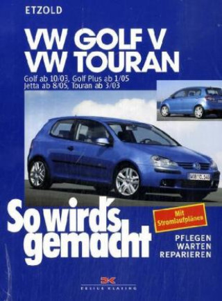 Könyv VW Golf V, VW Touran Hans-Rüdiger Etzold