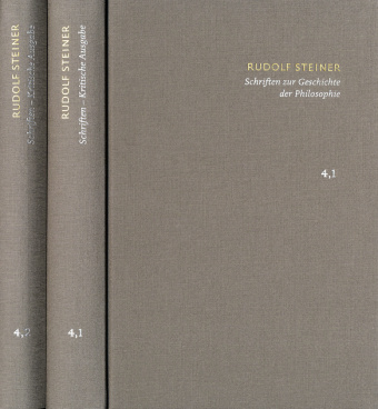 Kniha Rudolf Steiner: Schriften. Kritische Ausgabe / Band 4: Schriften zur Geschichte der Philosophie Rudolf Steiner