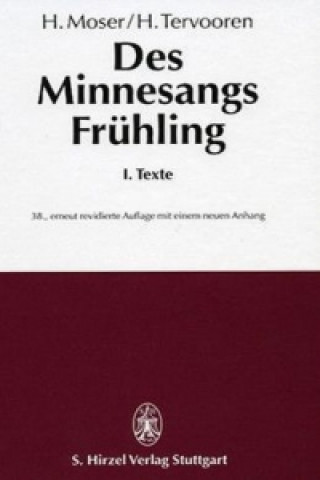 Knjiga Texte Hugo Moser
