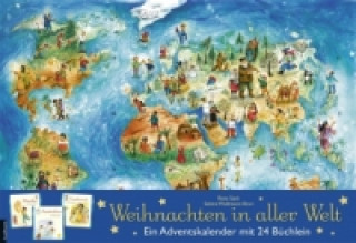 Kalendář/Diář Weihnachten in aller Welt - Ein Adventskalender mit 24 Büchern Rena Sack