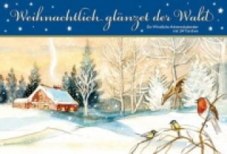 Kalendar/Rokovnik Weihnachtlich glänzet der Wald. Ein Windlicht-Adventskalender mit 24 Türchen Ulrike Haseloff