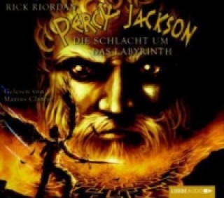 Audio Percy Jackson, Die Schlacht um das Labyrinth, 4 Audio-CDs Rick Riordan