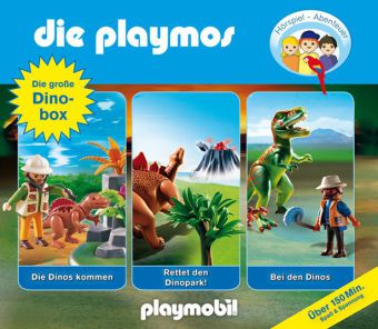 Audio Die Playmos - Die große Dino-Box, 3 Audio-CDs Simon X. Rost