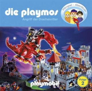 Audio Die Playmos - Angriff der Drachenritter, 1 Audio-CD Simon X. Rost