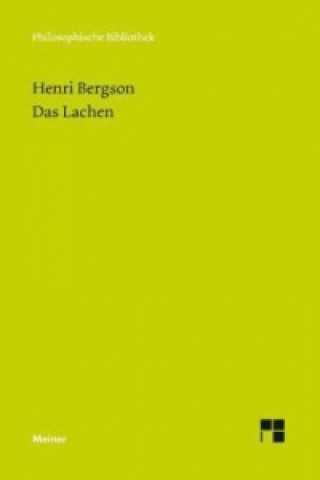 Kniha Das Lachen Henri Bergson