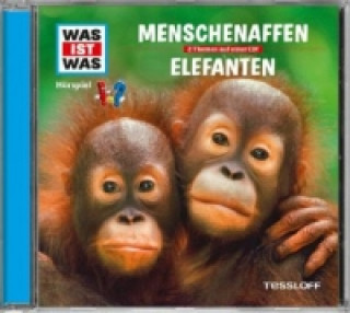 Audio WAS IST WAS Hörspiel: Menschenaffen / Elefanten, Audio-CD Kurt Haderer