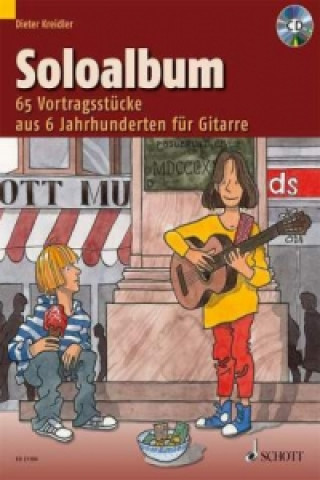 Buch Soloalbum, für Gitarre, m. Audio-CD Dieter Kreidler