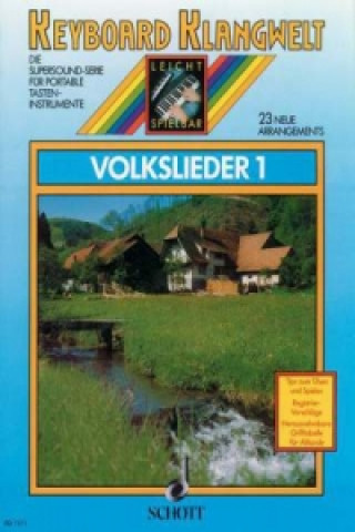 Buch Volkslieder, für Keyboard. Bd.1 