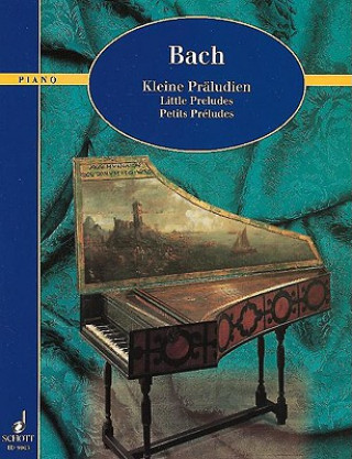 Könyv Kleine Präludien, Klavier Johann Sebastian Bach