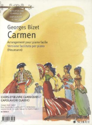 Prasa Carmen / Nussknacker / Die vier Jahreszeiten, für Klavier, 3 Hefte Georges Bizet