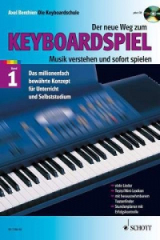 Könyv Der neue Weg zum Keyboardspiel, m. Audio-CD. Bd.1 Axel Benthien