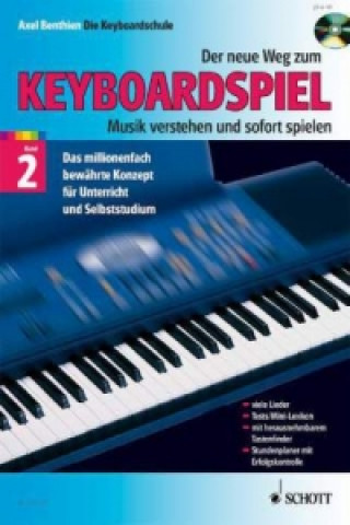 Tlačovina Der neue Weg zum Keyboardspiel, m. Audio-CD. Bd.2 Axel Benthien