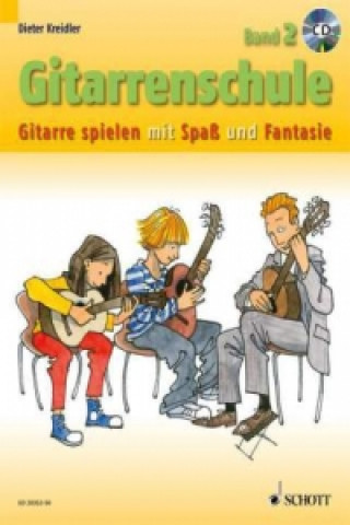 Kniha Gitarrenschule, m. Audio-CD. Bd.2 Dieter Kreidler