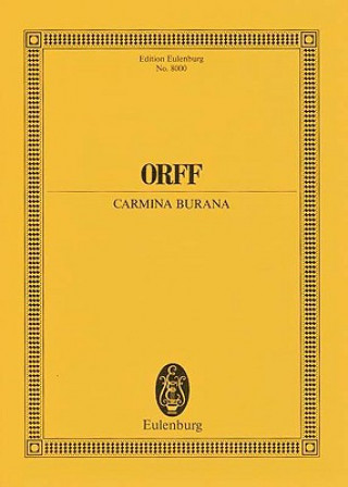 Materiale tipărite Carmina Burana Carl Orff