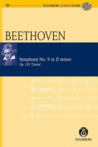 Nyomtatványok Sinfonie Nr.9 d-Moll op.125, Studienpartitur u. Audio-CD Ludwig van Beethoven