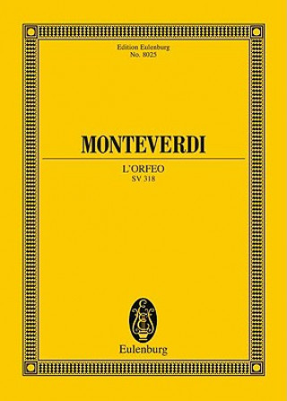 Carte L' Orfeo SV 318, Partitur Claudio Monteverdi