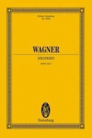 Buch Siegfried, Studienpartitur Richard Wagner