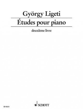 Kniha Études pour piano György Ligeti