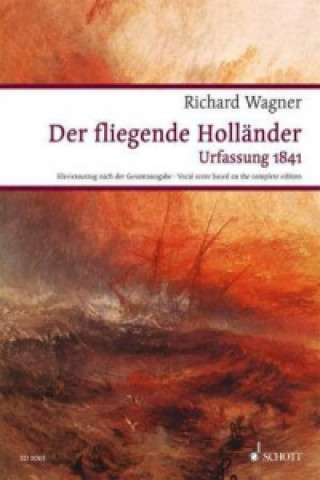 Książka Der fliegende Holländer, Klavierauszug Richard Wagner