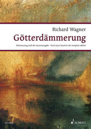 Carte Götterdämmerung, Klavierauszug Richard Wagner