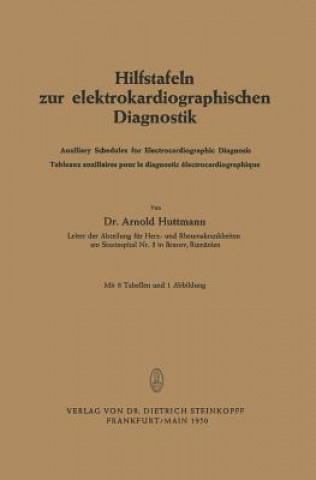 Book Hilfstafeln zur Elektrokardiographischen Diagnostik Arnold Huttmann