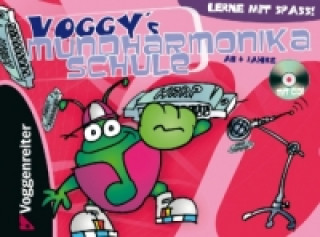 Livre Voggy's Mundharmonikaschule, m. 1 Audio-CD Martina Holtz