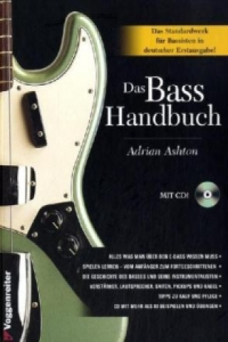 Tiskovina Das Bass-Handbuch, m. Audio-CD Adrian Ashton