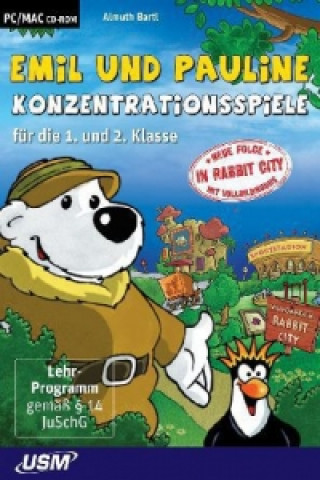 Digital Emil und Pauline, Konzentrationsspiele für die 1. und 2. Klasse, CD-ROM Almuth Bartl