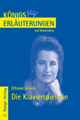 Könyv Die Klavierspielerin von Jelenik Elfriede Jelinek