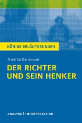 Kniha Friedrich Dürrenmatt 'Der Richter und sein Henker' Friedrich Dürrenmatt