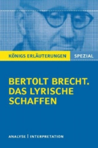 Carte Bertolt Brecht 'Das lyrische Schaffen' Bertolt Brecht